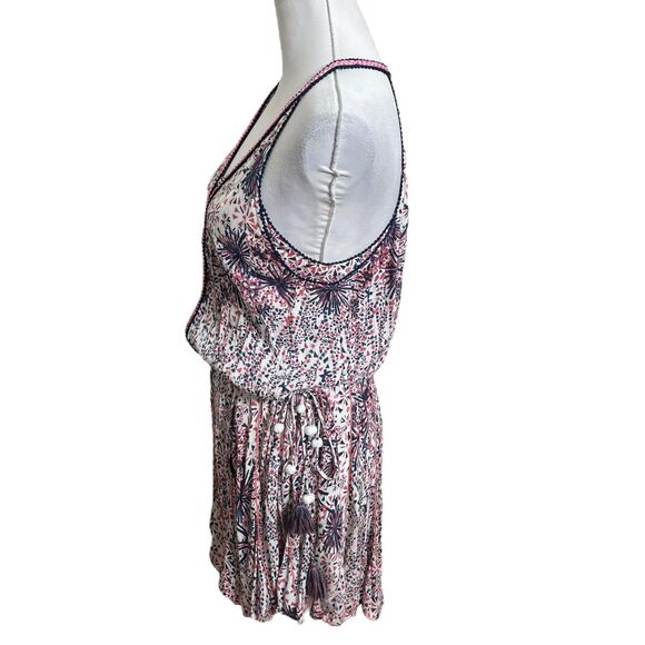 Poupette St Barth Nola Mini Dress Women’s Size Small Boho Tank Slinky Weave - Picture 7 of 12